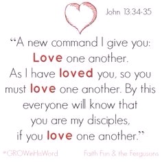 My Daily Bread – JESUS. “A new commandment I give unto you, That ye LOVE  one another; as I have LOVEd you, that ye also LOVE one another. By this  shall all
